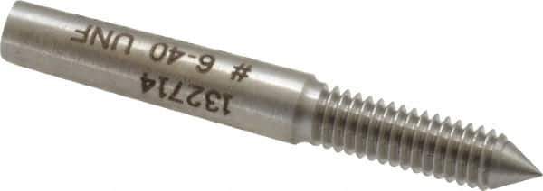 GF Gage - #6-40, Class 2B, 3B, Single End Plug Thread Go Gage - Hardened Tool Steel, Size 00 Handle Not Included - Industrial Tool & Supply