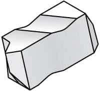 Kennametal - NT3 Grade KC850, Internal/External Partial Profile 60° Threading Insert - 2.5 to 40mm & 6 to 11 TPI Ext Pitch, 40mm & 6 TPI Int Pitch, Right Hand Insert, TiC/TiCN/TiN Finish, Carbide - Industrial Tool & Supply