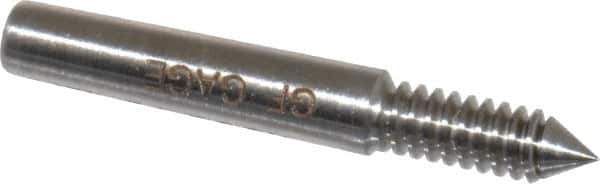 GF Gage - #6-32, Class 2B, Single End Plug Thread No Go Gage - Hardened Tool Steel, Size 00 Handle Not Included - Industrial Tool & Supply