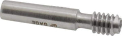 GF Gage - 1/4-20, Class 2B, Single End Plug Thread No Go Gage - Hardened Tool Steel, Size 1 Handle Not Included - Industrial Tool & Supply