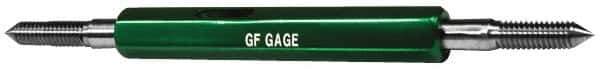 GF Gage - 1-20 Go/No Go Truncated Taperlock Thread Setting Plug Gage - Class 3A, Size 4 Handle, Steel - Industrial Tool & Supply