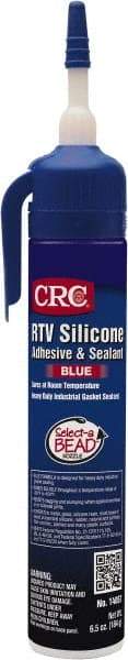 CRC - 8 oz Tube Blue RTV Silicone Gasket Sealant - -60 to 450°F Operating Temp, 24 hr Full Cure Time - Industrial Tool & Supply
