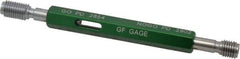 GF Gage - 5/16-24, Class 2B, Double End Plug Thread Go/No Go Gage - Hardened Tool Steel, Size 1 Handle Included - Industrial Tool & Supply