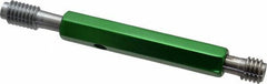 GF Gage - 7/16-14, Class 2B, Double End Plug Thread Go/No Go Gage - Hardened Tool Steel, Size 2 Handle Included - Industrial Tool & Supply