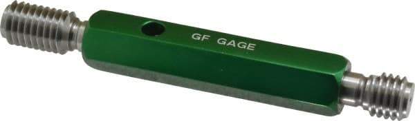 GF Gage - 9/16-12, Class 2B, Double End Plug Thread Go/No Go Gage - Hardened Tool Steel, Size 3 Handle Included - Industrial Tool & Supply