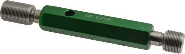 GF Gage - 5/8-24, Class 2B, Double End Plug Thread Go/No Go Gage - Hardened Tool Steel, Size 3 Handle Included - Industrial Tool & Supply