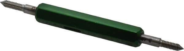 GF Gage - #3-48, Class 3B, Double End Plug Thread Go/No Go Gage - Hardened Tool Steel, Size 000 Handle Included - Industrial Tool & Supply