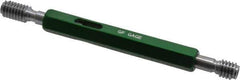 GF Gage - 5/16-18, Class 3B, Double End Plug Thread Go/No Go Gage - Hardened Tool Steel, Size 1 Handle Included - Industrial Tool & Supply