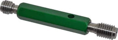 GF Gage - 5/8-11, Class 3B, Double End Plug Thread Go/No Go Gage - Hardened Tool Steel, Size 3 Handle Included - Industrial Tool & Supply