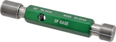 GF Gage - 7/8-20, Class 3B, Double End Plug Thread Go/No Go Gage - Hardened Tool Steel, Size 4 Handle Included - Industrial Tool & Supply