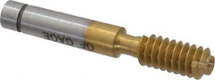 GF Gage - #10-24, Class 2B, 3B, Single End Plug Thread Go Gage - High Speed Steel, Size 0 Handle Not Included - Industrial Tool & Supply