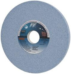 Norton - 7" Diam x 1-1/4" Hole x 1/2" Thick, I Hardness, 80 Grit Surface Grinding Wheel - Ceramic, Type 1, Medium Grade, 3,600 Max RPM, Vitrified Bond, No Recess - Industrial Tool & Supply