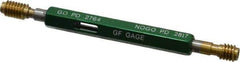 GF Gage - 5/16-18, Class 2B, Double End Plug Thread Go/No Go Gage - High Speed Steel, Size 1 Handle Included - Industrial Tool & Supply