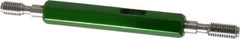 GF Gage - 8-32 Thread, Steel, Screw Thread Insert (STI) Class 2B, Plug Thread Insert Go/No Go Gage - Double End with Handle - Industrial Tool & Supply
