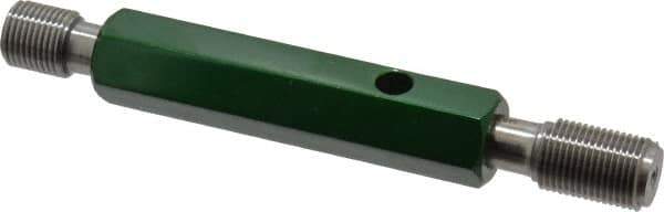 GF Gage - 1/2-20 Thread, Steel, Screw Thread Insert (STI) Class 3B, Plug Thread Insert Go/No Go Gage - Double End with Handle, Handle Size 2 - Industrial Tool & Supply