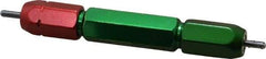 GF Gage - #2-56, Class 2B, Double End Plug Thread Go/No Go Gage - Steel, Size 2W Handle Included - Industrial Tool & Supply
