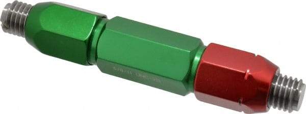 GF Gage - 5/8-11, Class 2B, Double End Plug Thread Go/No Go Gage - Steel, Size 6W Handle Included - Industrial Tool & Supply