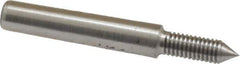 GF Gage - M3x0.50, Class 6H, Single End Plug Thread No Go Gage - Hardened Tool Steel, Size 00 Handle Not Included - Industrial Tool & Supply