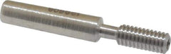 GF Gage - M4x0.70, Class 6H, Single End Plug Thread No Go Gage - Hardened Tool Steel, Size 0 Handle Not Included - Industrial Tool & Supply
