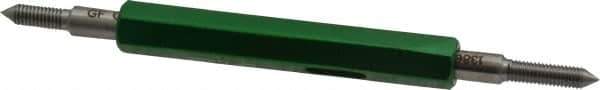 GF Gage - M3x0.50, Class 6H, Double End Plug Thread Go/No Go Gage - Hardened Tool Steel, Size 00 Handle Included - Industrial Tool & Supply