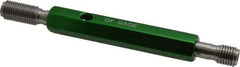 GF Gage - M10x1.25, Class 6H, Double End Plug Thread Go/No Go Gage - Hardened Tool Steel, Size 2 Handle Included - Industrial Tool & Supply