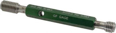 GF Gage - M12x1.75, Class 6H, Double End Plug Thread Go/No Go Gage - Hardened Tool Steel, Size 2 Handle Included - Industrial Tool & Supply
