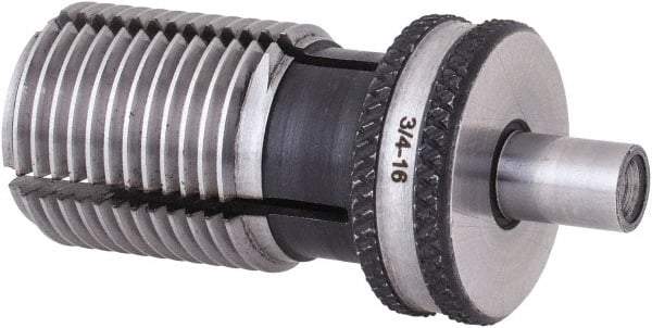 GF Gage - 3/4-16 UNF, 1/2 Inch Thread, Tapped Hole Location Gage - 1 Inch Head Diameter - Industrial Tool & Supply