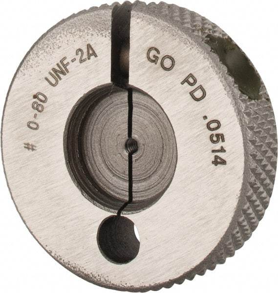 GF Gage - 0-80 Go Single Ring Thread Gage - Class 2A - Industrial Tool & Supply