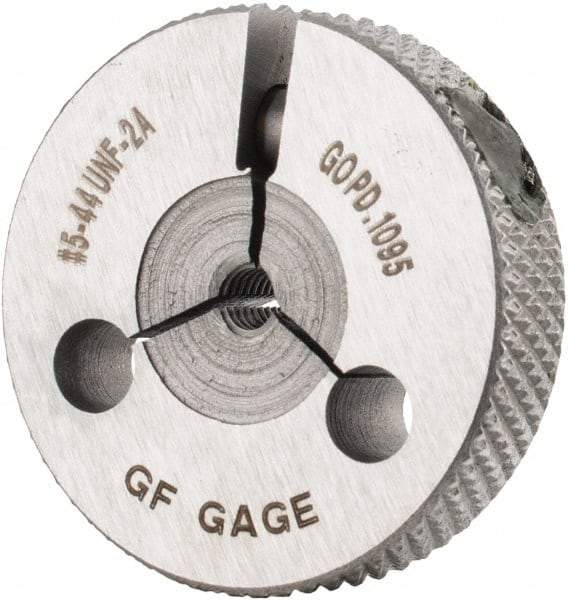 GF Gage - 5-44 Go Single Ring Thread Gage - Class 2A - Industrial Tool & Supply