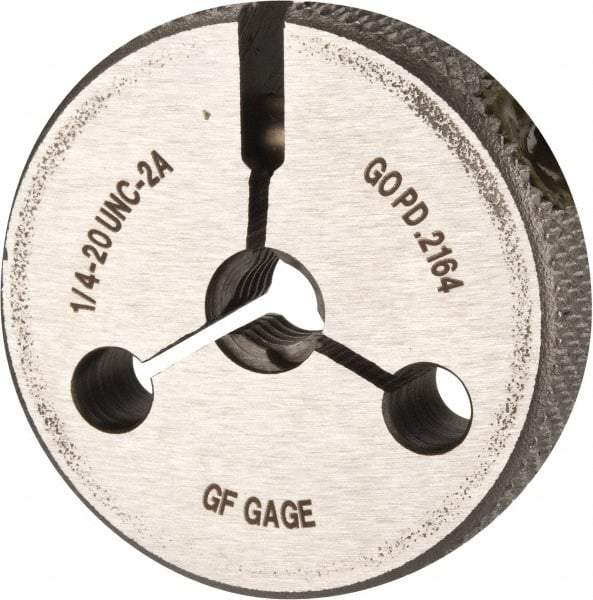 GF Gage - 1/4-20 Go Single Ring Thread Gage - Class 2A - Industrial Tool & Supply