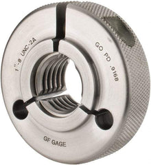GF Gage - 1-8 Go Single Ring Thread Gage - Class 2A - Industrial Tool & Supply
