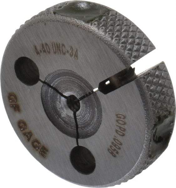 GF Gage - 4-40 Go Single Ring Thread Gage - Class 3A - Industrial Tool & Supply