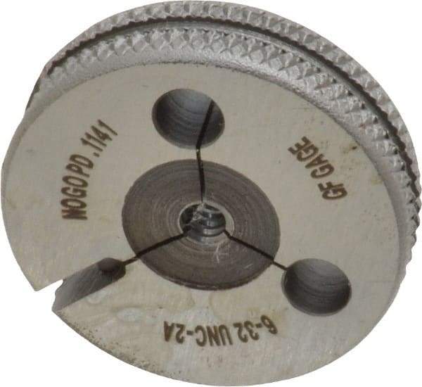 GF Gage - 6-32 No Go Single Ring Thread Gage - Class 2A - Industrial Tool & Supply
