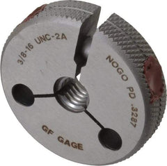 GF Gage - 3/8-16 No Go Single Ring Thread Gage - Class 2A - Industrial Tool & Supply