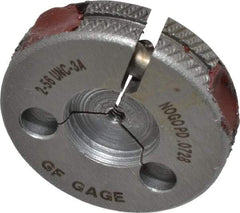 GF Gage - 2-56 No Go Single Ring Thread Gage - Class 3A - Industrial Tool & Supply