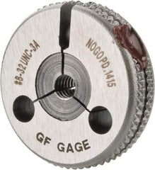 GF Gage - 8-32 No Go Single Ring Thread Gage - Class 3A - Industrial Tool & Supply