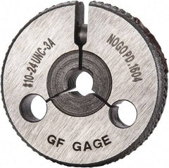 GF Gage - 10-24 No Go Single Ring Thread Gage - Class 3A - Industrial Tool & Supply