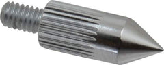 Mitutoyo - #4-48, 5mm Ball Diam, Carbide 60 ° Conical Contact Point - 1/2" Contact Point Length, Use with AGD 1,2,3,4 - Industrial Tool & Supply