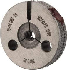 GF Gage - 10-24 Go/No Go Double Ring Thread Gage - Class 2A - Industrial Tool & Supply