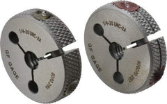 GF Gage - 1/4-20 Go/No Go Double Ring Thread Gage - Class 2A - Industrial Tool & Supply