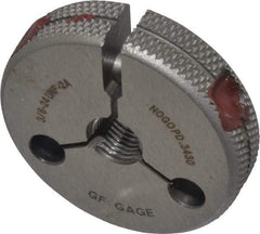 GF Gage - 3/8-24 Go/No Go Double Ring Thread Gage - Class 2A - Industrial Tool & Supply