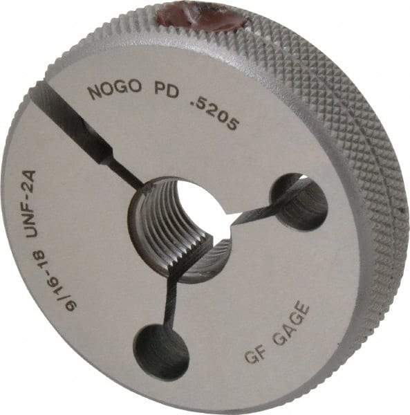 GF Gage - 9/16-18 Go/No Go Double Ring Thread Gage - Class 2A - Industrial Tool & Supply