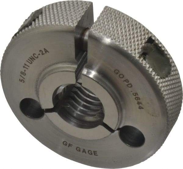 GF Gage - 5/8-11 Go/No Go Double Ring Thread Gage - Class 2A - Industrial Tool & Supply