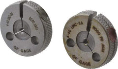 GF Gage - 4-40 Go/No Go Double Ring Thread Gage - Class 3A - Industrial Tool & Supply