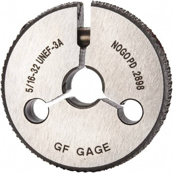 GF Gage - 5/16-32 Go/No Go Double Ring Thread Gage - Class 3A - Industrial Tool & Supply