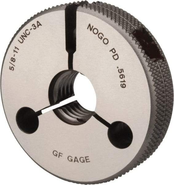 GF Gage - 5/8-11 Go/No Go Double Ring Thread Gage - Class 3A - Industrial Tool & Supply