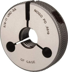 GF Gage - 5/8-11 Go/No Go Double Ring Thread Gage - Class 3A - Industrial Tool & Supply