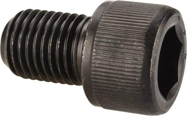 Value Collection - 7/16-20 UNF Hex Socket Drive, Socket Cap Screw - Alloy Steel, Black Oxide Finish, Fully Threaded, 5/8" Length Under Head - Industrial Tool & Supply