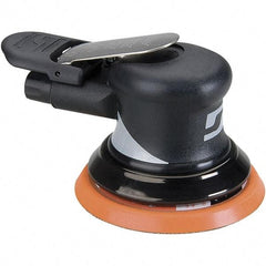 Dynabrade - 12,000 OPM, 18 CFM Air Consumption, Palm Air Orbital Sander - Round Pad, 1/4 NPT Inlet - Industrial Tool & Supply