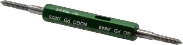 GF Gage - #3-48 Go/No Go Truncated Taperlock Thread Setting Plug Gage - Class 2A, Steel - Industrial Tool & Supply